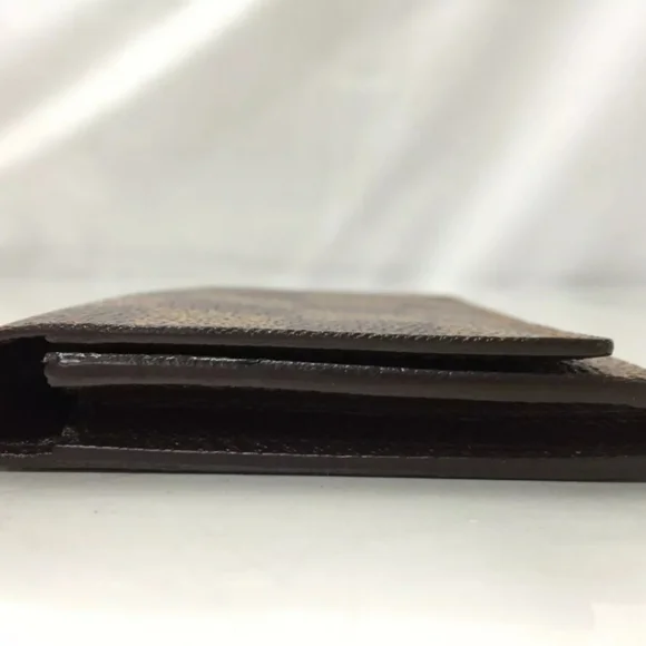 Auth Pre-loved Louis Vuitton Damier Ebene Enveloppe Cartes De Visite Card Case - Picture 3 of 11